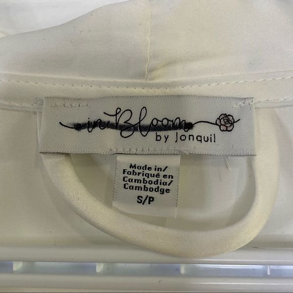 In bloom the bride white silk robe S small NWOT - Picture 4 of 6